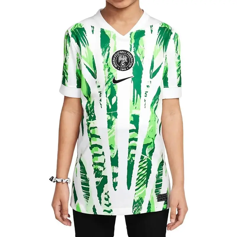Maglia Fuori Casa squadra femminile bambini Nigeria 2025 Blanc