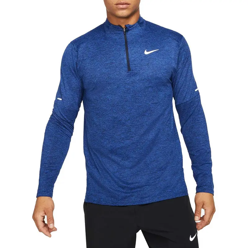 MAGLIA MANICA LUNGA 1/2 ZIP DRI-FIT ELEMENT Blu