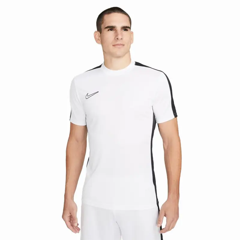 Maglia Maniche Corte Academy23 Bianco Nero Uomo L