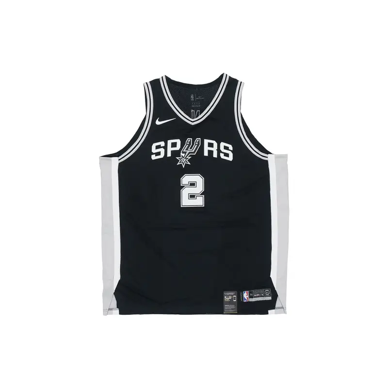 Maglia NBA Nike Kawhi Leonard #2 San Antonio Spurs, Edizione Giocatore Autentica Top da Uomo Nero 863039-010 XXL