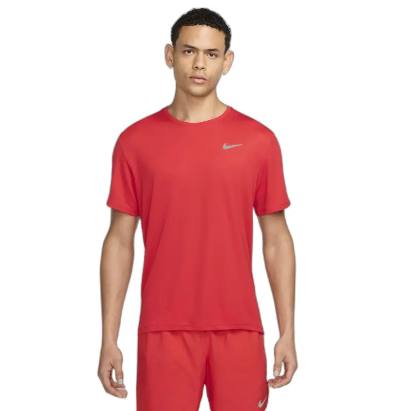 Maglia Nike Dri-Fit UV Miler Rouge