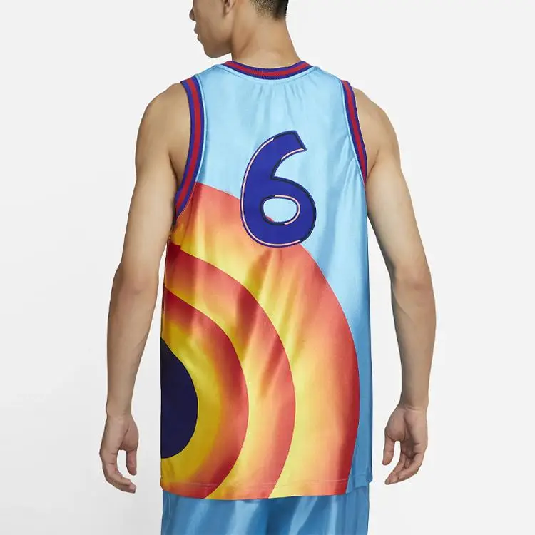 Maglia Nike LeBron x Space Jam Tune Squad (Dimensionamento dell Asia) Azzurro Chiaro Fury Uomo Streetwear DJ3865-434 M miniatura 4