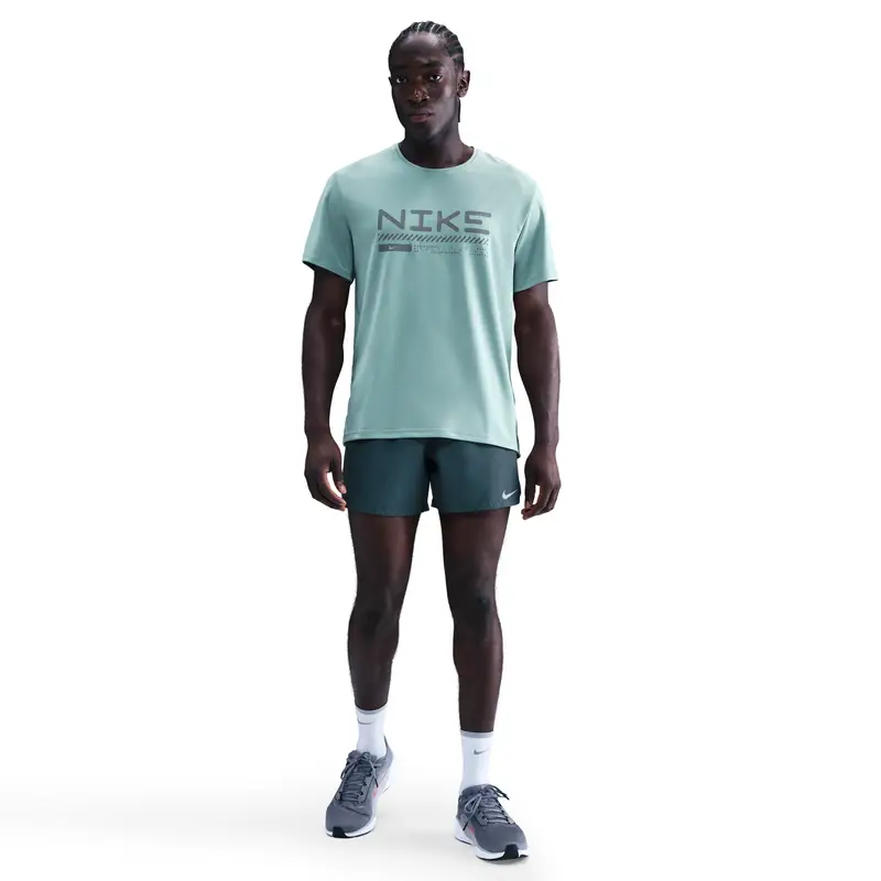 Maglia Nike Miler Bleu