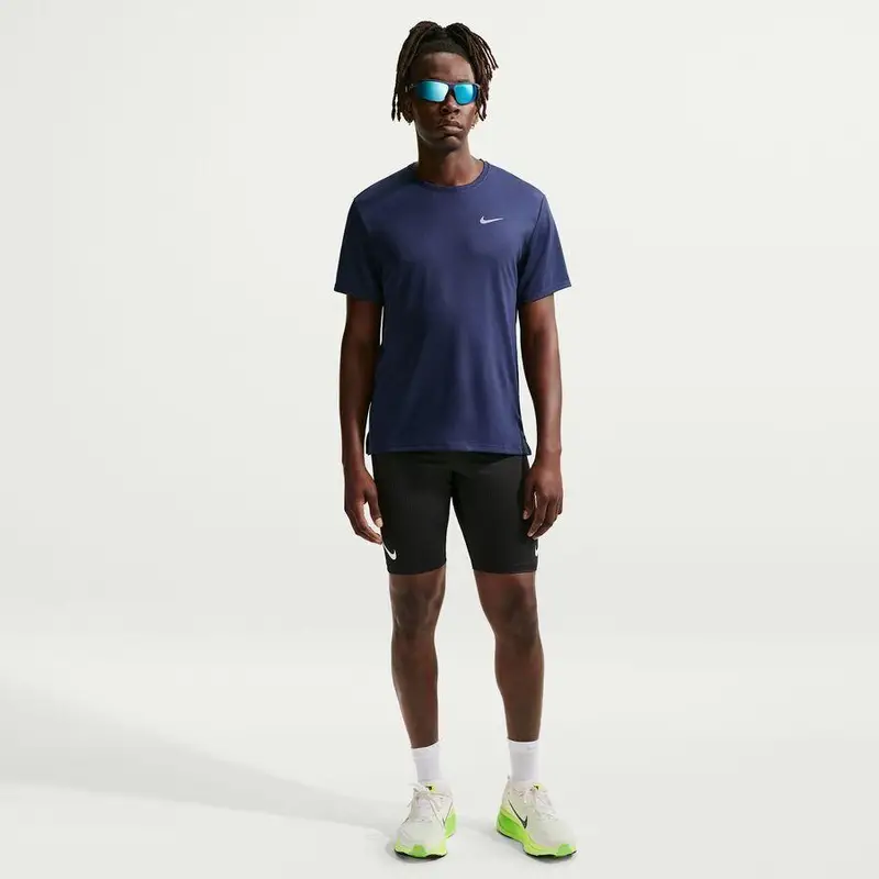 Maglia Nike Miler Bleu