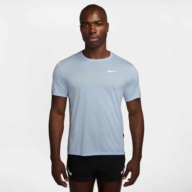 Maglia Nike Miler Breathe Bleu