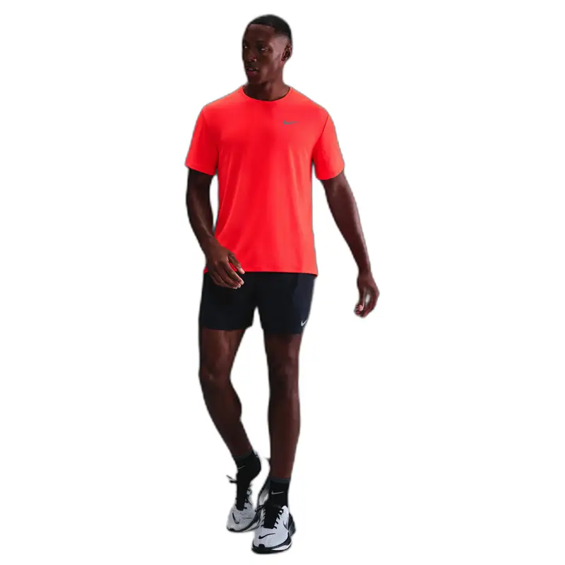 Maglia Nike Miler Dri-Fit UV Rouge