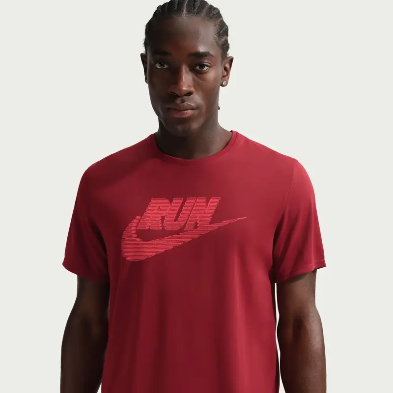 Maglia Nike Miler Rouge