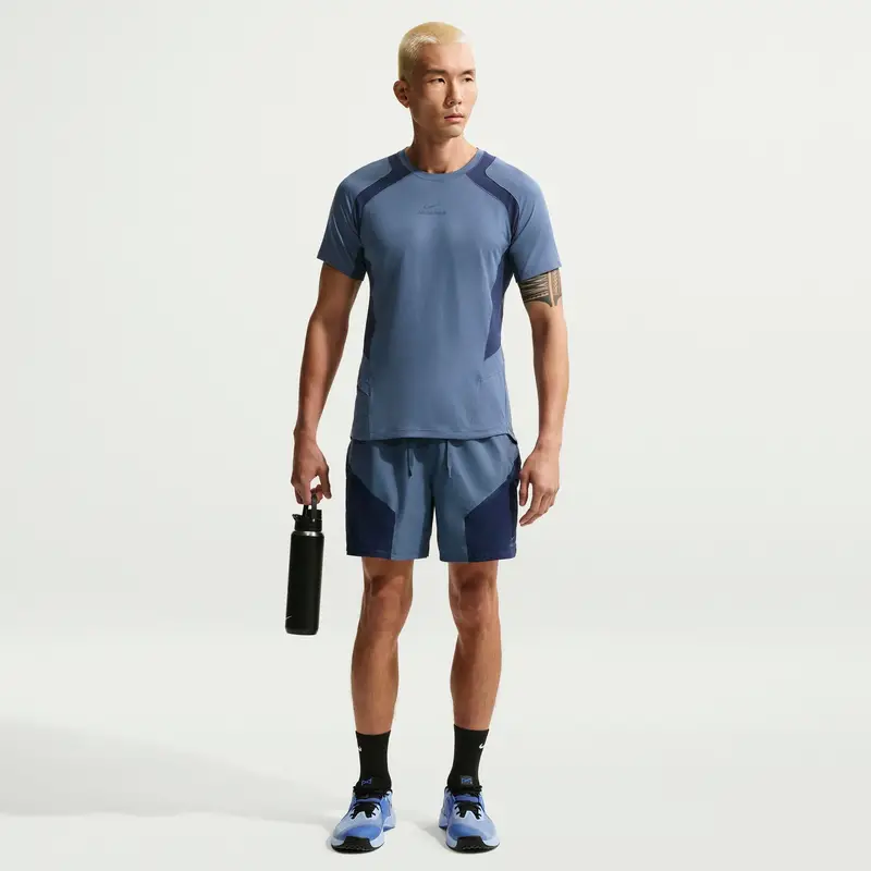 Maglia Nike Pro Bleu