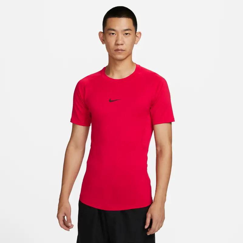 Maglia Nike Pro Dri-Fit Rouge