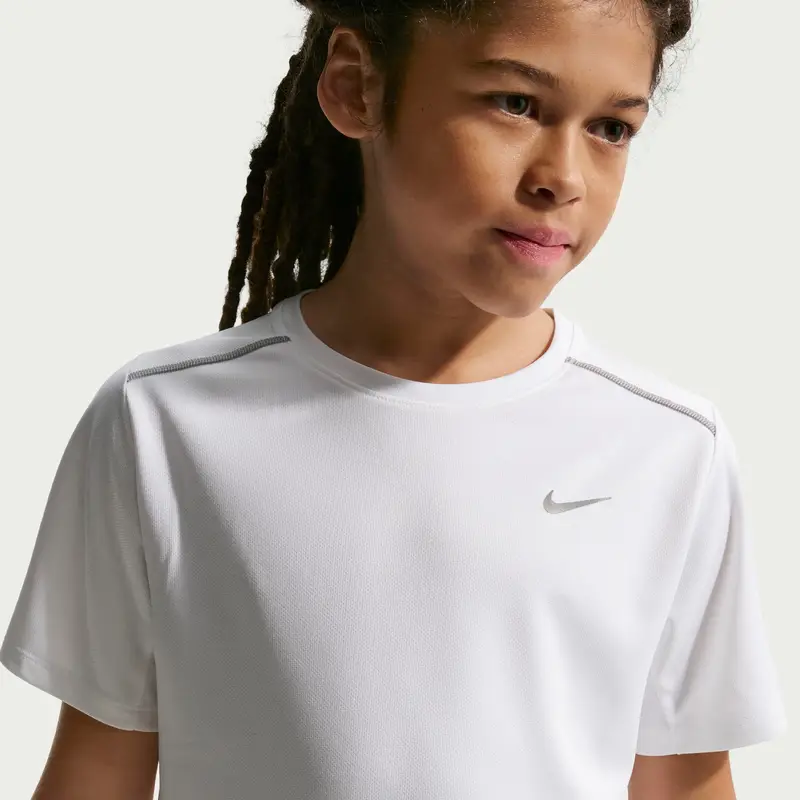 Maglia per bambini Nike Miler Blanc
