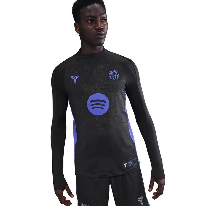 Maglia Prematch a maniche lunghe FC Barcellona 2025/26 Noir