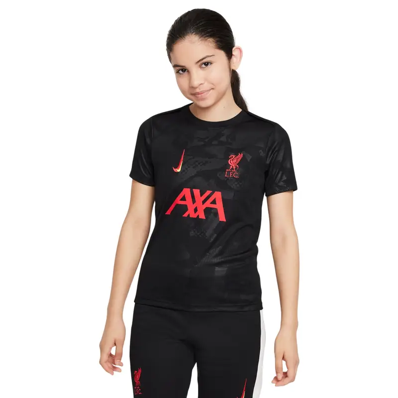 Maglia prematch bambino Liverpool FC 2024/25 Academy Pro Third Noir