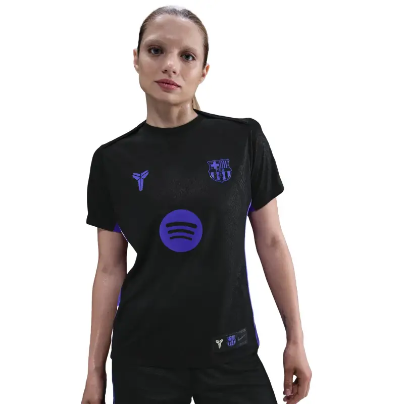 Maglia prematch donna FC Barcelona Ademy Pro 2025/26 Noir