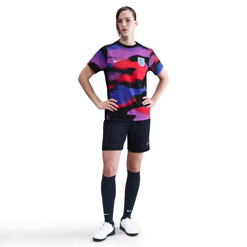 Maglia Prematch donna Inghilterra Academy Pro 2025 Bleu