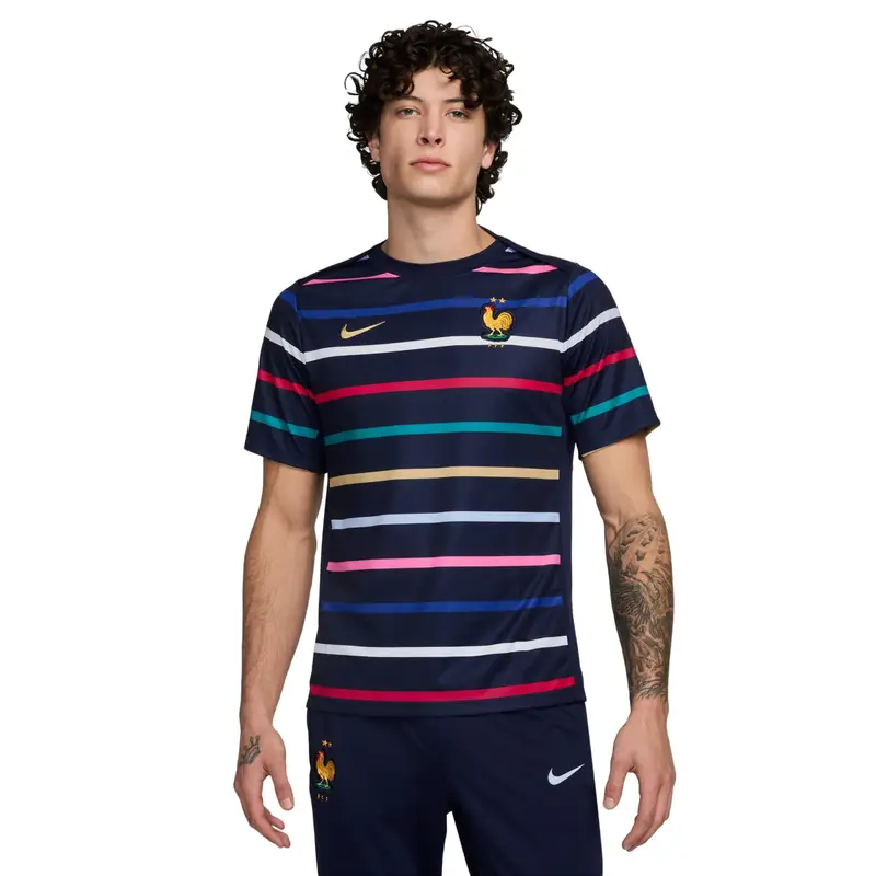 Maglia Prematch Francia Dri-FIT Academy Pro 2024/25 Bleu