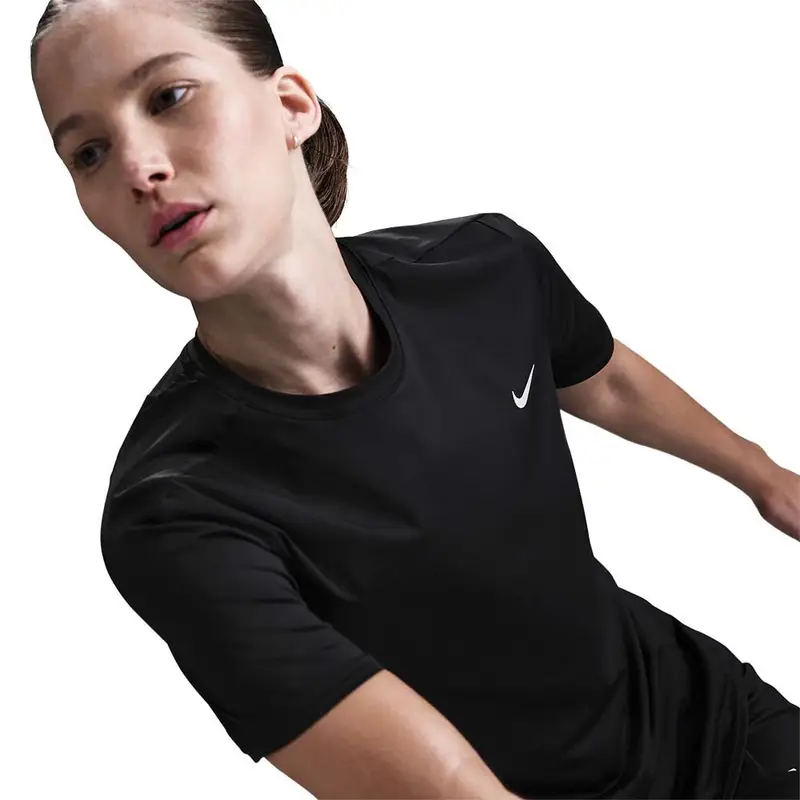 Maglia Running Dri-Fit Swift Nero Reflective Argento Donna M