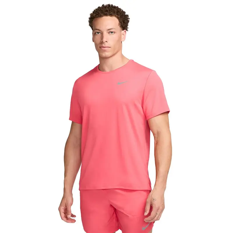 Maglia Running Miler Rosa Riflettente Argento Uomo XL