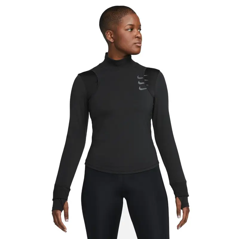 Maglia Running Ml Run Dvs Nero Donna M