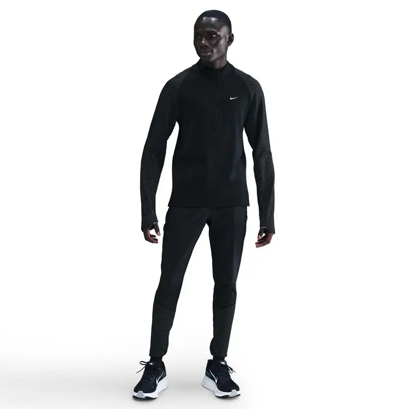 Nike Maglia Running Reflect Nero Reflect Argento Uomo XL
