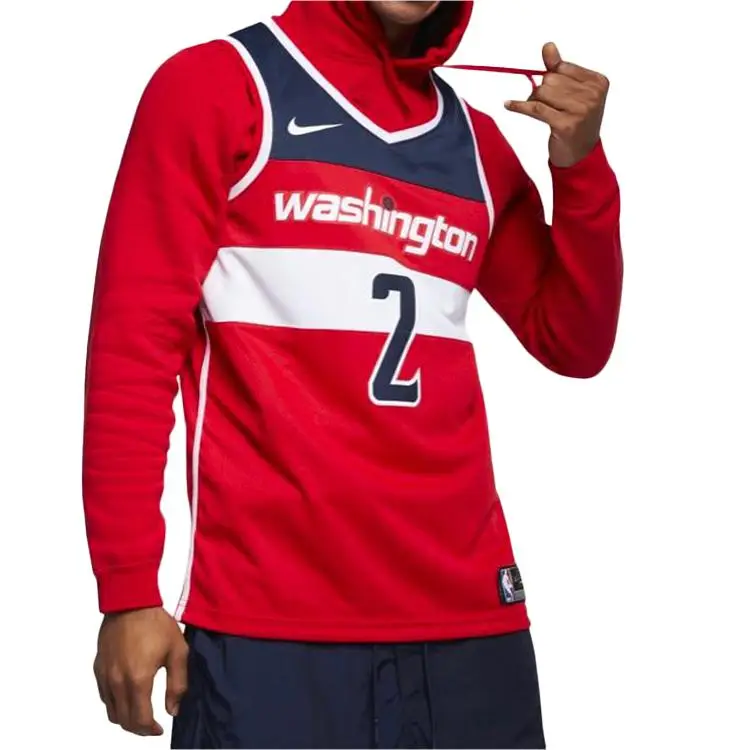 Maglia Swingman Nike NBA Icon Edition, Washington Wizards John Wall Canotta da Basket Uomo Canotta da Basket Rossa 864515-657 2XL miniatura 3