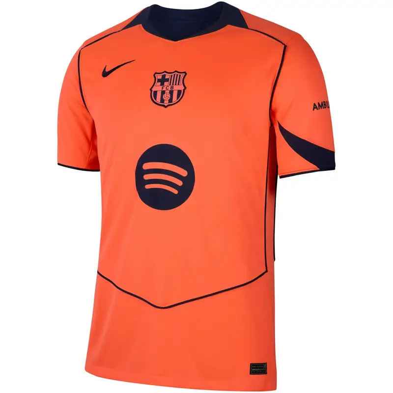 Maglia terza FC Barcelona 2025/26 Orange