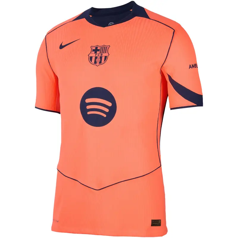 Maglia terza FC Barcelona Match 2025/26 Orange