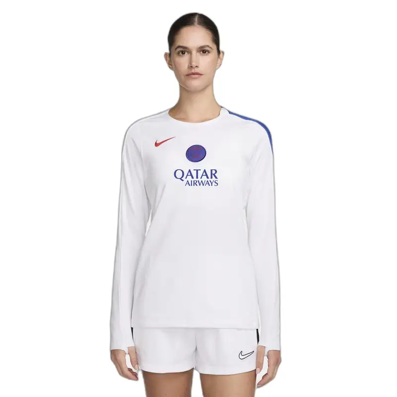 Maglia Third a maniche lunghe donna PSG Strike 2025/26 Blanc