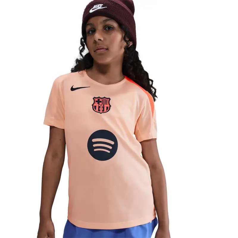 Maglia Third bambino FC Barcelona Strike 2025/26 Orange