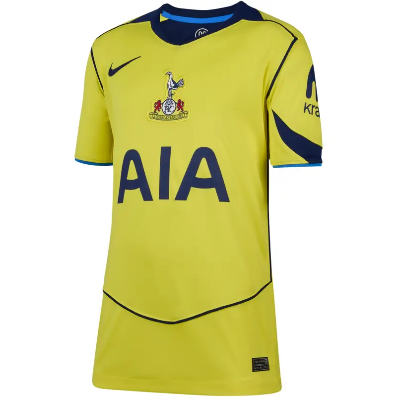 Maglia Third bambino Tottenham 2025/26 Jaune