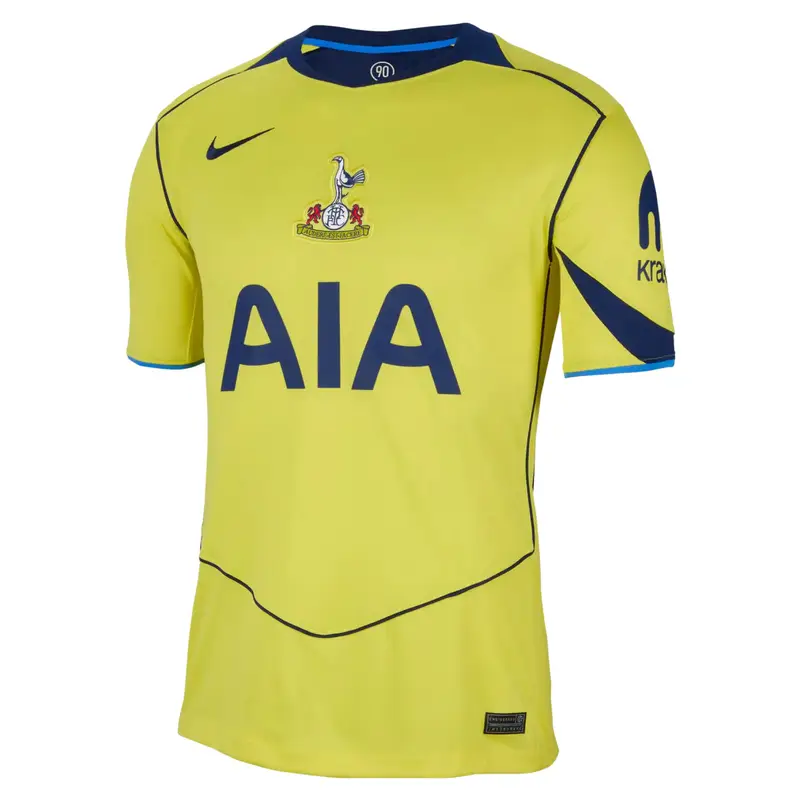 Maglia Third Tottenham 2025/26 Jaune
