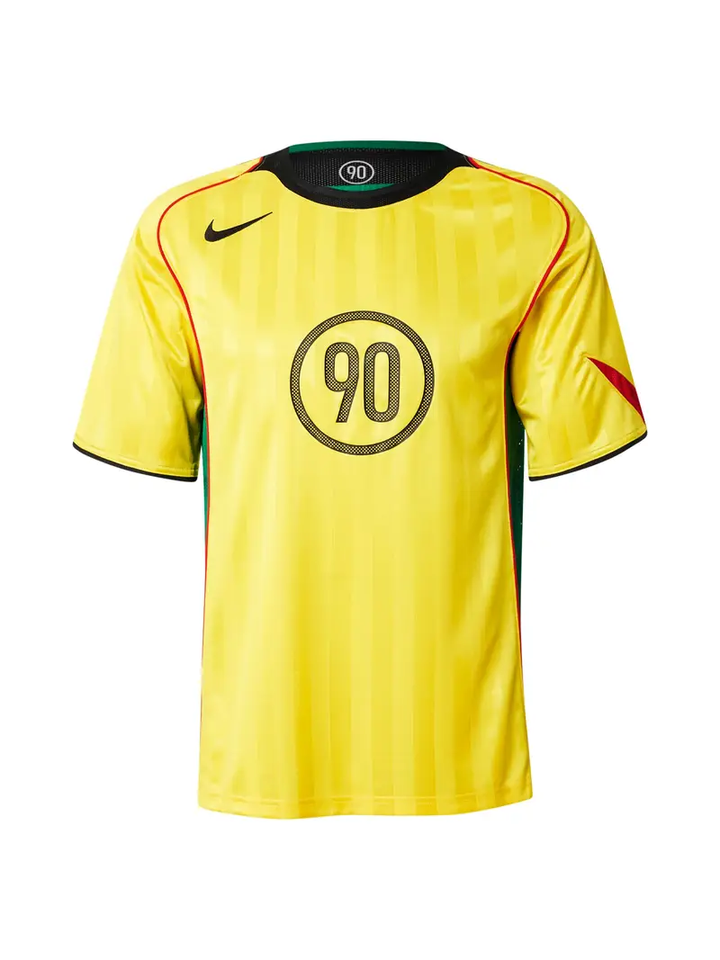 Maglia trikot 'Total 90 Energy' giallo / verde scuro / rosso rubino / nero