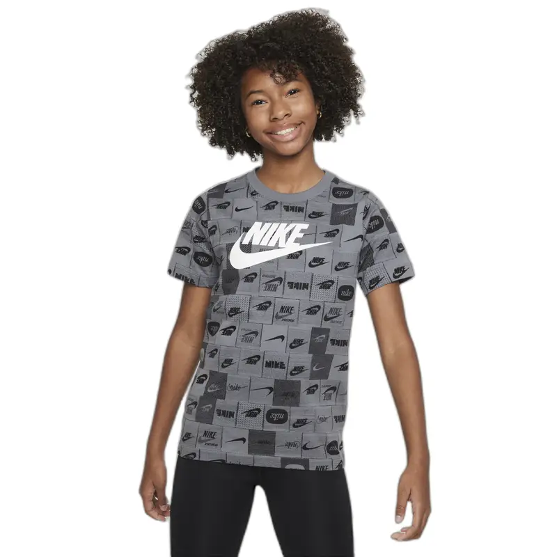 Maglietta a manica lunga per bambini Nike Gris