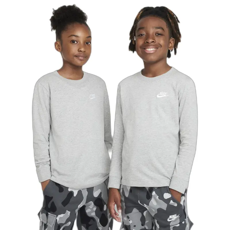 Maglietta a manica lunga per bambini Nike Gris