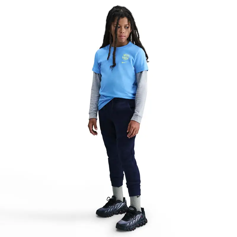 Maglietta bambino FC Barcelona Supporter 2025/26 Bleu