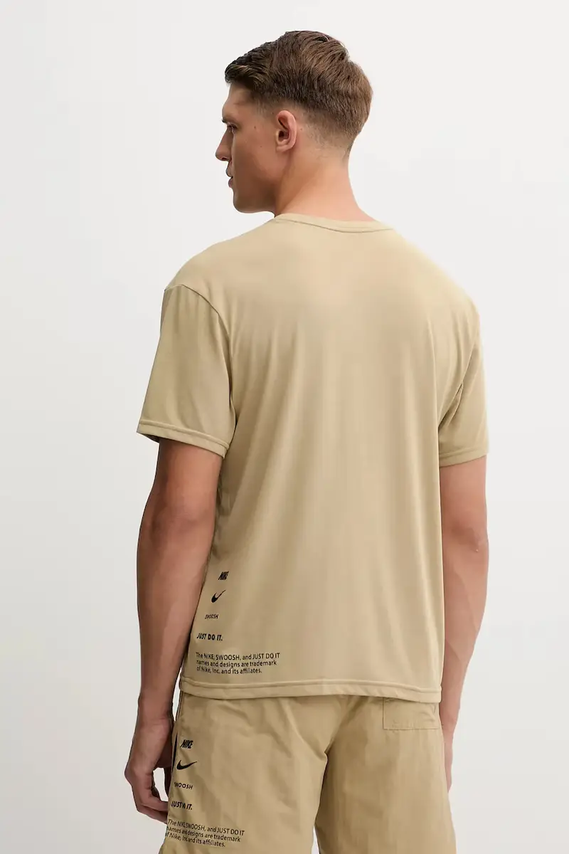 maglietta da allenamento colore bianco NESSF523 Verde miniatura 3