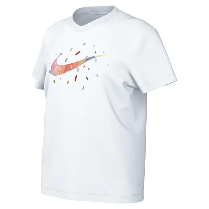 Maglietta da ragazza Nike Dri-FIT Essentials+ Blanc