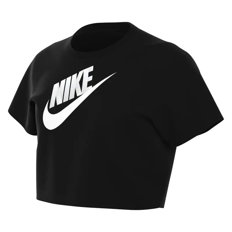 Maglietta da ragazza Nike Essntial Boxy Noir