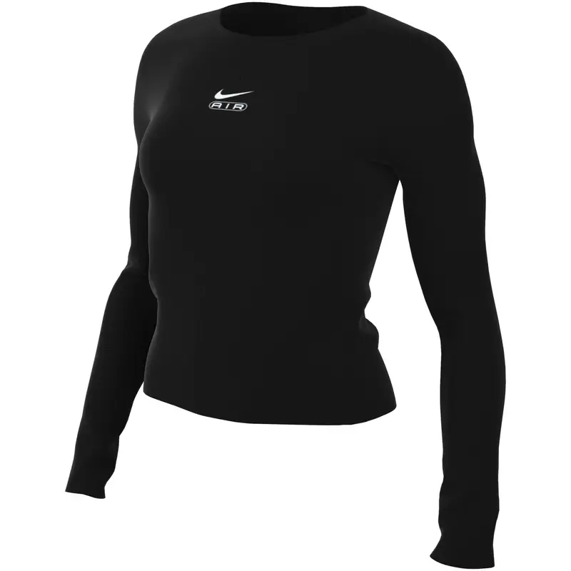 Maglietta donna a maniche lunghe Nike Air Noir