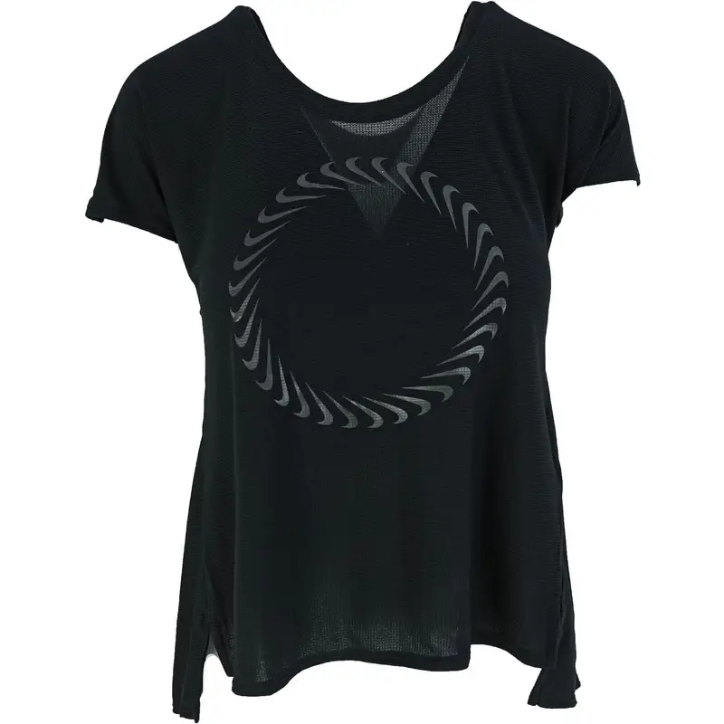 Maglietta Nike Icon Clash Miler SS. Nero. Donne | Nike