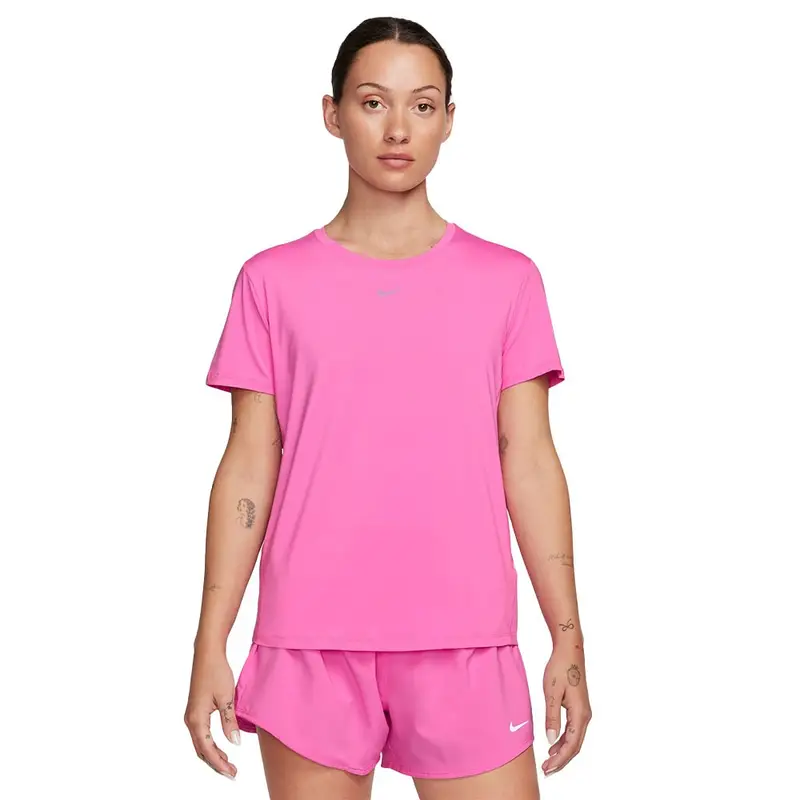 Maglietta Palestra Train Logo Fuxia Donna L
