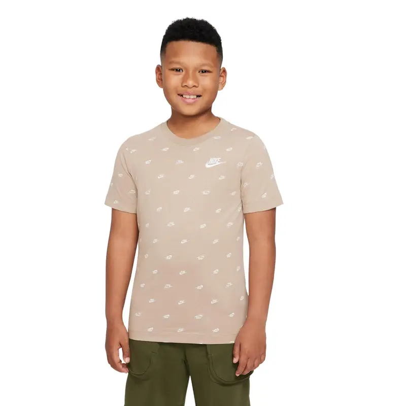 Maglietta per bambini Nike Swoosh Aop Fa22 Vert