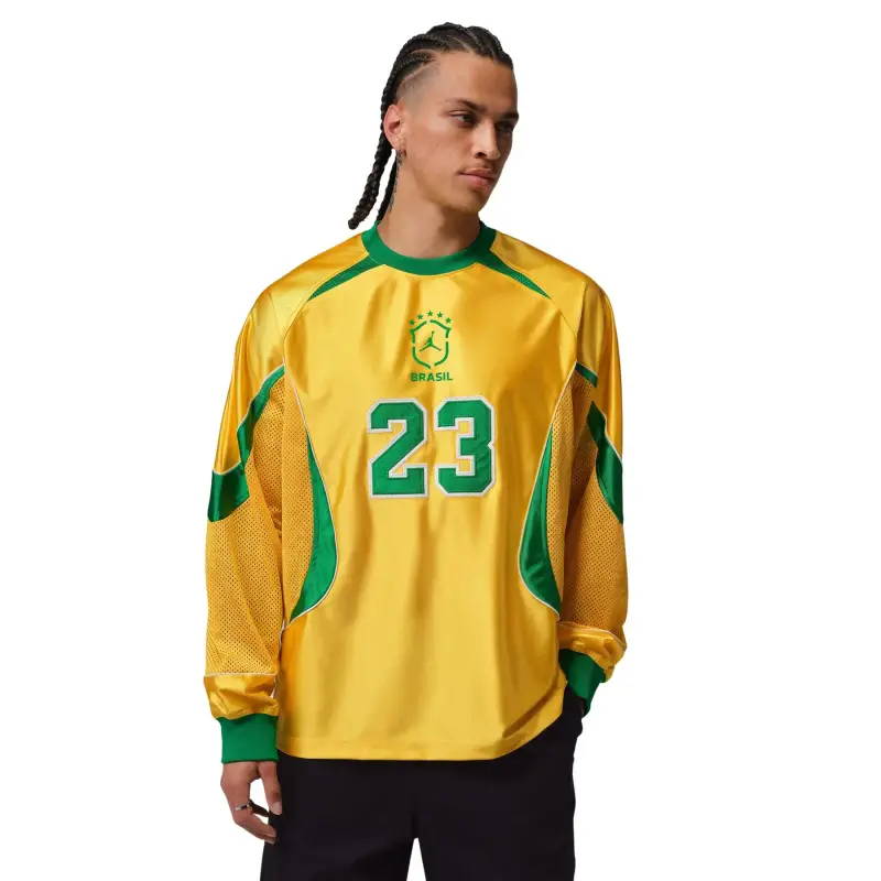 Maillot Portiere Brasile Jordan Coupe du Monde 2026 Jaune