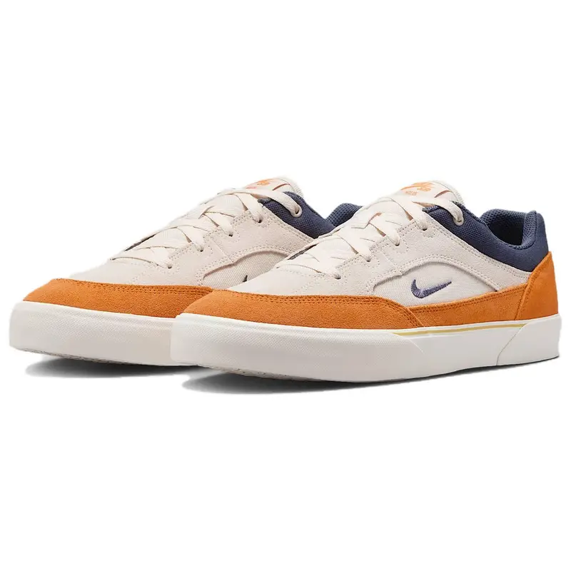 Malor SB Monarch Blu Tuono Sneakers Unisex Arancione Light-Orewood-Brown Vela FV6064-103 40 miniatura 2