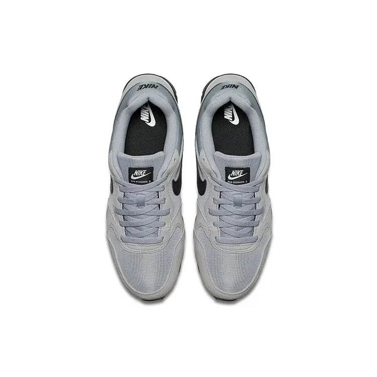 MD Runner 2 Grigio Lupo Sneakers Uomo Nero Bianco 749794-001 42 miniatura 2