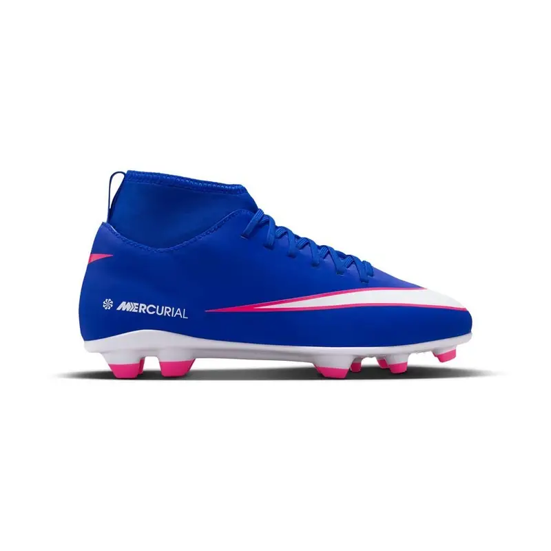 Mercurial Superfly 10 Club Fg Mg Blu Bianco - Scarpe Da Calcio Bambino EUR 32 / US 1Y