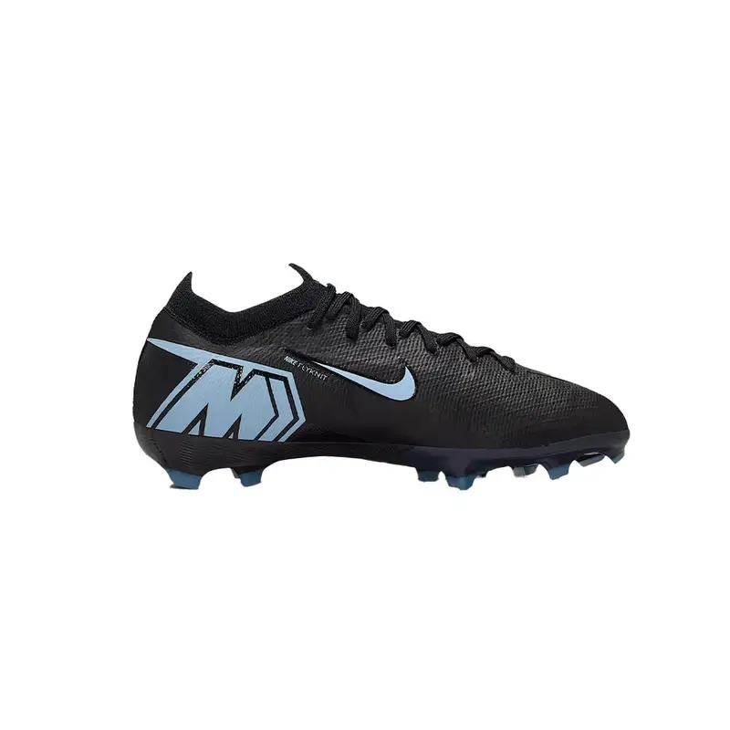 Mercurial Vapor 16 Pro Fg Nero Blu Ghiaccio - Scarpe Da Calcio Bambino EUR 38 / US 5 5Y