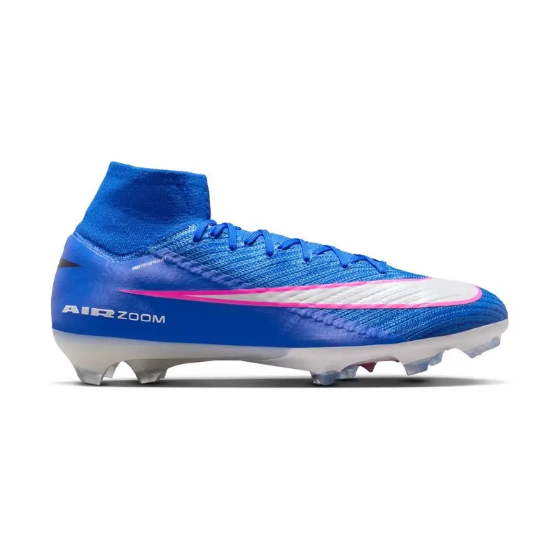 Mercurial Zm Superfly 10 Elite Fg Blu Bianco - Scarpe Da Calcio Uomo EUR 41 / US 8