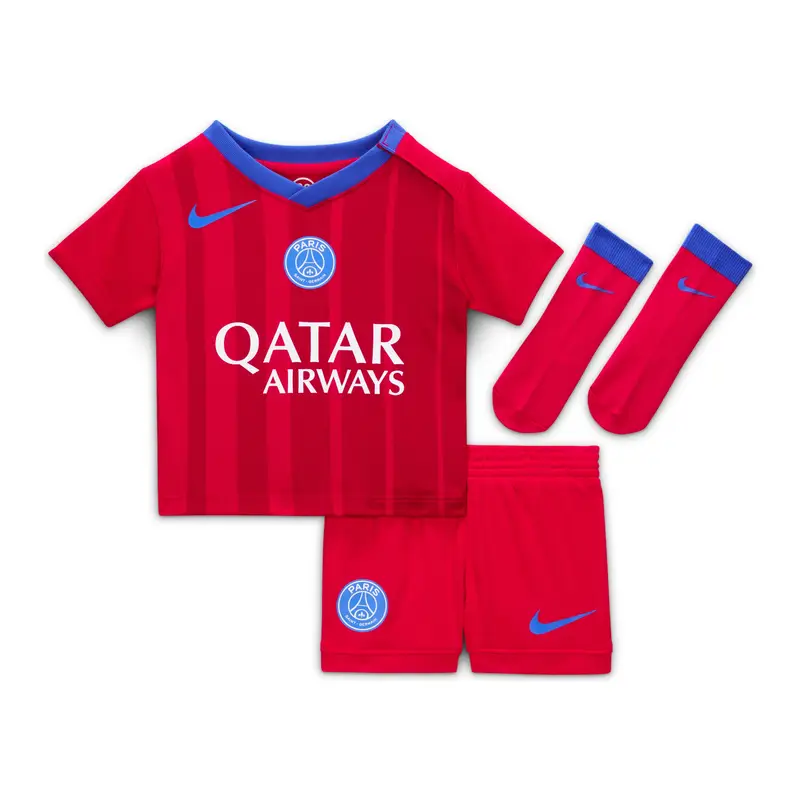 Mini-kit Terzo bambino PSG 2025/26 Rouge