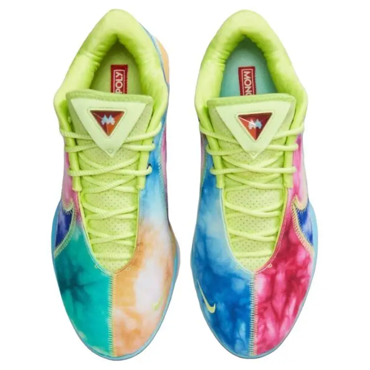 Nike Sneakers Uomo Multicolor Menta Schiuma Ciliegia Tie-Dye miniatura 5