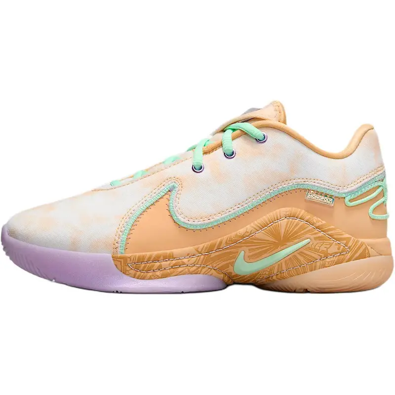 Monopoly x Nike LeBron 22 GS All-Star Sneakers da Bambino Marrone Oro Celeste Blu Ghiaccio HV8615-200 40